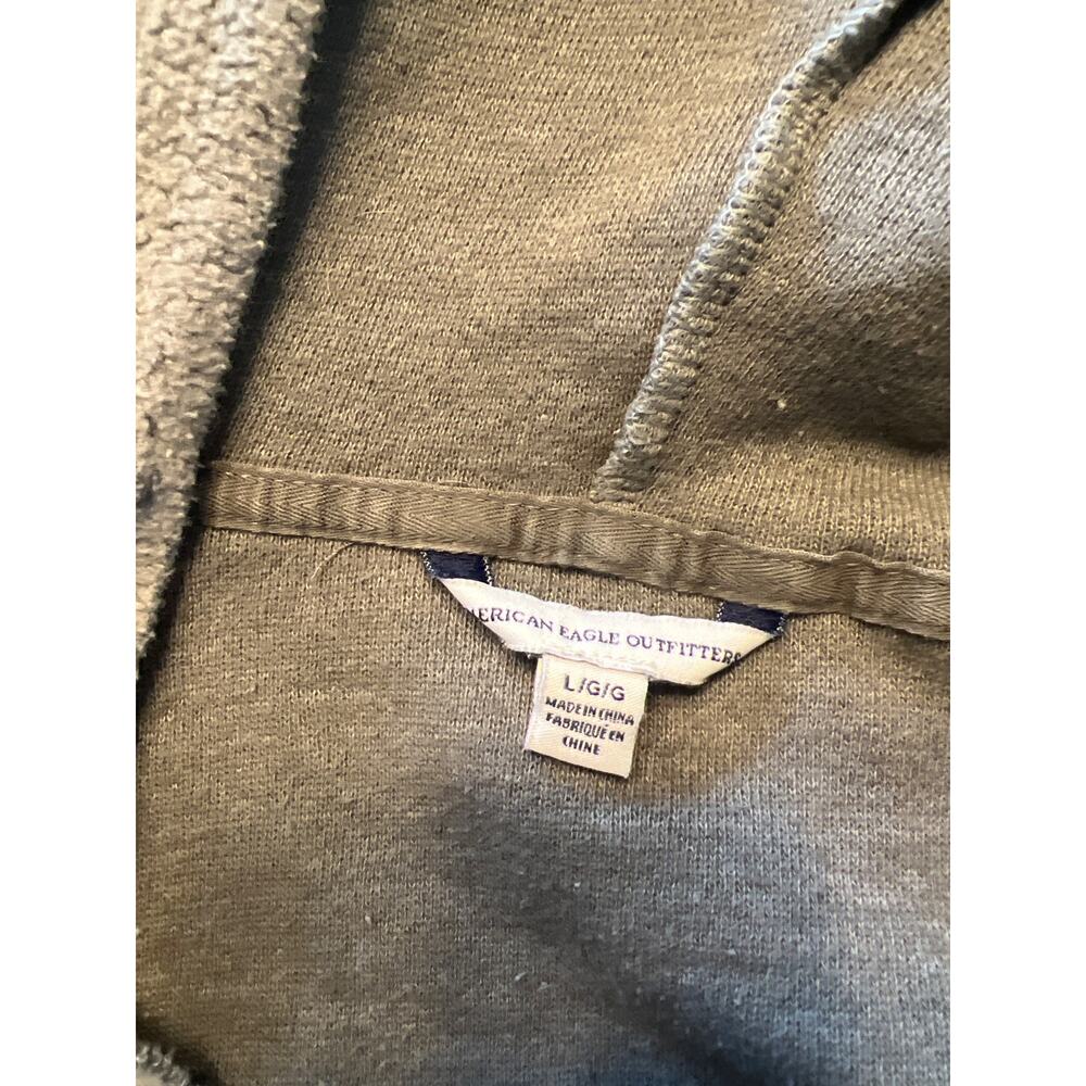 AMERICAN EAGLE Cropped Hoodie Sweatshirt - Picture 6 of 6
